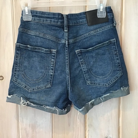True Religion Jennie Curvy High Rise shorts - Picture 2 of 6